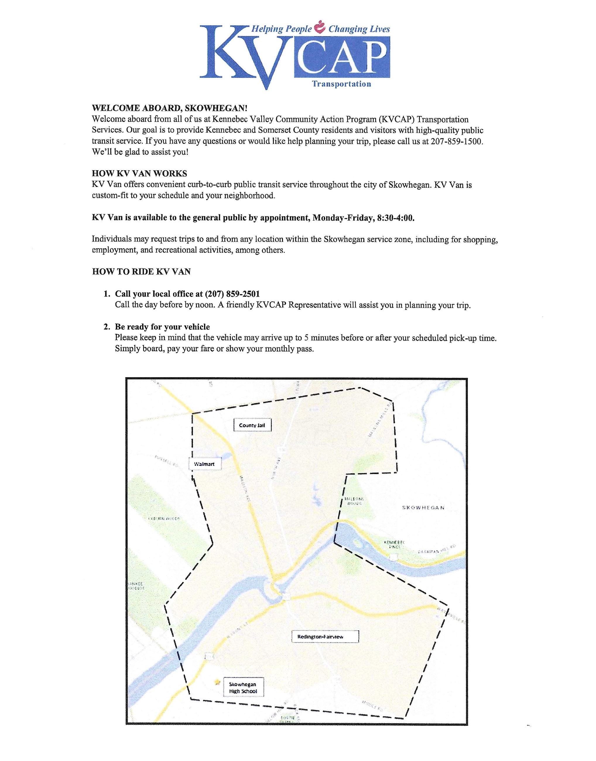 KVCAP Transportation